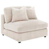 Blaine Upholstered Reversible Chaise Sectional Sofa Sand | Beige | Sand | 509899-SET
