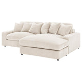Blaine Upholstered Reversible Chaise Sectional Sofa Sand | Beige | Sand | 509899