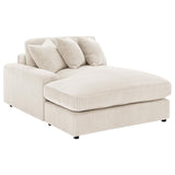 Blaine Upholstered Reversible Chaise Sectional Sofa Sand | Beige | Sand | 509899