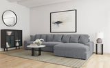Blaine Upholstered Reversible Chaise Sectional Sofa Fog | Grey | Fog | 509900-SET
