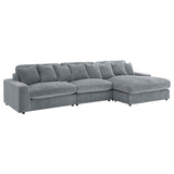Blaine Upholstered Reversible Chaise Sectional Sofa Fog | Grey | Fog | 509900-SET