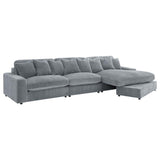 Blaine Upholstered Reversible Chaise Sectional Sofa Fog | Grey | Fog | 509900-SET