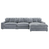 Blaine Upholstered Reversible Chaise Sectional Sofa Fog | Grey | Fog | 509900-SET