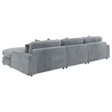 Blaine Upholstered Reversible Chaise Sectional Sofa Fog | Grey | Fog | 509900-SET