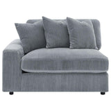 Blaine Upholstered Reversible Chaise Sectional Sofa Fog | Grey | Fog | 509900-SET