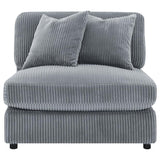Blaine Upholstered Reversible Chaise Sectional Sofa Fog | Grey | Fog | 509900-SET