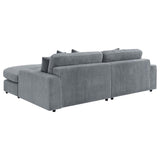 Blaine Upholstered Reversible Chaise Sectional Sofa Fog | Grey | Fog | 509900