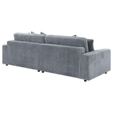 Blaine Upholstered Reversible Chaise Sectional Sofa Fog | Grey | Fog | 509900
