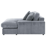 Blaine Upholstered Reversible Chaise Sectional Sofa Fog | Grey | Fog | 509900