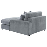Blaine Upholstered Reversible Chaise Sectional Sofa Fog | Grey | Fog | 509900