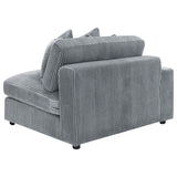 Blaine Upholstered Reversible Chaise Sectional Sofa Fog | Grey | Fog | 509900