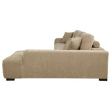 Octavia Upholstered Sectional Chaise Sofa Camel | Beige | Camel | 509961