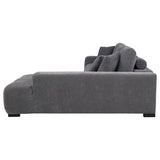 Octavia Upholstered Sectional Chaise Sofa Charcoal Grey | Grey | Charcoal Grey | 509965