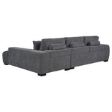 Octavia Upholstered Sectional Chaise Sofa Charcoal Grey | Grey | Charcoal Grey | 509965