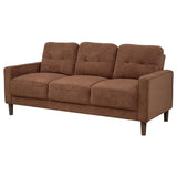 Bowen II Fabric Upholstered Track Arm Sofa Rust | Orange | Rust | 509971