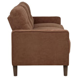 Bowen II Fabric Upholstered Track Arm Sofa Rust | Orange | Rust | 509971
