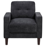 Bowen II 3-piece Upholstered Track Arm Sofa Set Steel Grey | Grey | Steel Grey | 509981-S3