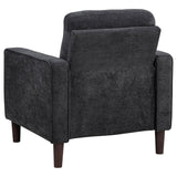 Bowen II Fabric Upholstered Track Arm Chair Steel Grey | Grey | Steel Grey | 509983