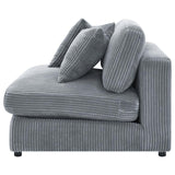 Blaine Upholstered Armless Chair Fog | Grey | Fog | 509997