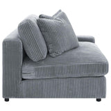 Blaine Upholstered Armless Chair Fog | Grey | Fog | 509997