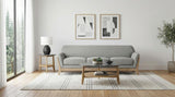 Vaughn Fabric Upholstered Flared Arm Sofa Grey | Grey | 511071