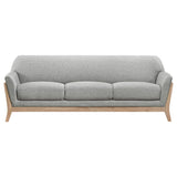 Vaughn Fabric Upholstered Flared Arm Sofa Grey | Grey | 511071