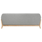 Vaughn Fabric Upholstered Flared Arm Sofa Grey | Grey | 511071