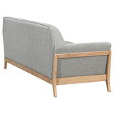 Vaughn Fabric Upholstered Flared Arm Sofa Grey | Grey | 511071