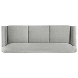 Vaughn Fabric Upholstered Flared Arm Sofa Grey | Grey | 511071