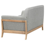 Vaughn Fabric Upholstered Flared Arm Loveseat Grey | Grey | 511072