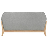 Vaughn Fabric Upholstered Flared Arm Loveseat Grey | Grey | 511072