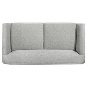Vaughn Fabric Upholstered Flared Arm Loveseat Grey