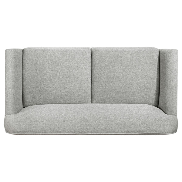 Vaughn Fabric Upholstered Flared Arm Loveseat Grey
