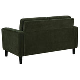 Ruth 3-piece Fabric Upholstered Track Arm Sofa Matcha Green | Green | Matcha | 511214-S3
