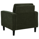 Ruth 3-piece Fabric Upholstered Track Arm Sofa Matcha Green | Green | Matcha | 511214-S3
