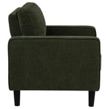 Ruth 3-piece Fabric Upholstered Track Arm Sofa Matcha Green | Green | Matcha | 511214-S3