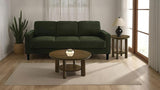 Ruth 77-inch Fabric Upholstered Track Arm Sofa Matcha Green | Green | Matcha | 511214