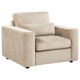 Amador 3-piece Chenille Upholstered Track Arm Sofa Set Camel | Beige | Camel | 511231-S3