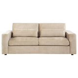Amador Chenille Upholstered Track Arm Sofa Camel | Beige | Camel | 511231