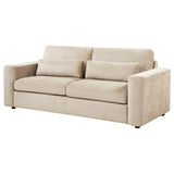 Amador Chenille Upholstered Track Arm Sofa Camel | Beige | Camel | 511231