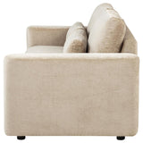 Amador Chenille Upholstered Track Arm Sofa Camel | Brown | Camel | 511231
