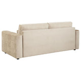 Amador Chenille Upholstered Track Arm Sofa Camel | Beige | Camel | 511231
