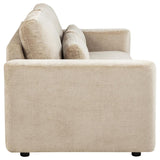 Amador Chenille Upholstered Track Arm Sofa Camel | Beige | Camel | 511231