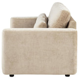 Amador Chenille Upholstered Track Arm Loveseat Camel | Beige | Camel | 511232