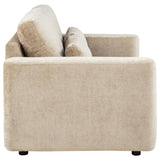 Amador Chenille Upholstered Track Arm Loveseat Camel | Beige | Camel | 511232