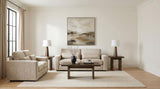 Amador Chenille Upholstered Track Arm Loveseat Camel | Beige | Camel | 511232