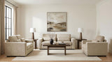 Amador Chenille Upholstered Track Arm Loveseat Camel | Beige | Camel | 511232