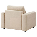 Amador Chenille Upholstered Track Arm Accent Chair Camel | Beige | Camel | 511233