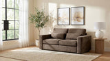 Amador Chenille Upholstered Track Arm Loveseat Chocolate | Brown | Chocolate | 511235