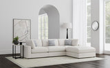 Serene 4-piece Upholstered Modular Sectional Sofa Beige | Beige | 551321-SETB